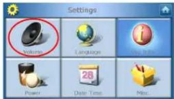 ACER P600 - Het volume instellen - 1