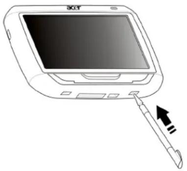 ACER P600 - Een zachte reset uitvoeren - 1