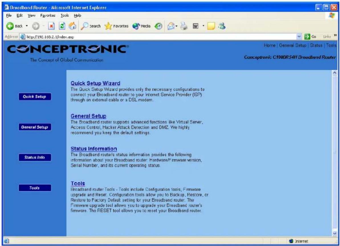 CONCEPTRONIC C100BRS4H - Snelle Setup - 1