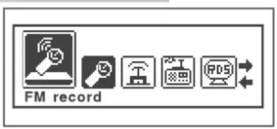 GRUNDIG MPaxx 845 - FM-opname starten - 1