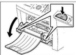 TOSHIBA E-studio170f - Het voorpaneel openen - 1