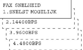 TOSHIBA E-studio170f - Het menu FAXSNELHEID weergeven - 2