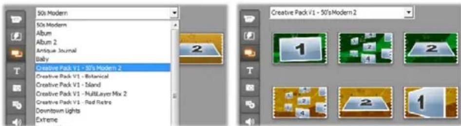 PINNACLE Studio Ultimate 14 - THEMA'S GEBRUIKEN - 1