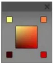 Color palette square with gradient fill (no text or symbols)