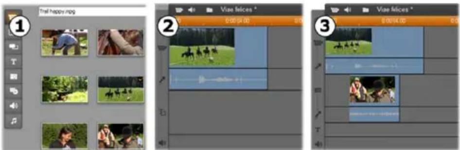 PINNACLE Studio 14 - Kennismaken met het spoor overlay - 1