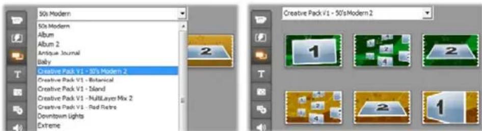 PINNACLE Studio 14 - THEMA'S GEBRUIKEN - 1