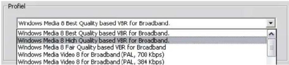 PINNACLE Studio 14 - Instellingen van Windows Media-bestand maken - 2