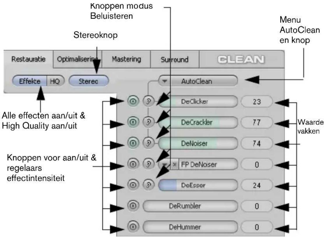 PINNACLE Steinberg clean plus 5 - Het gedeelte Restauratie - 1
