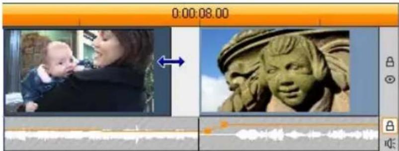PINNACLE Studio 11 Plus - Zo voert u een L-snede uit: - 2