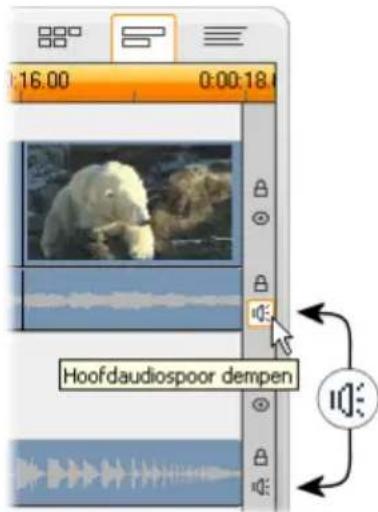 16.00 0:00:18 Hoofdaudiospoor dempen
