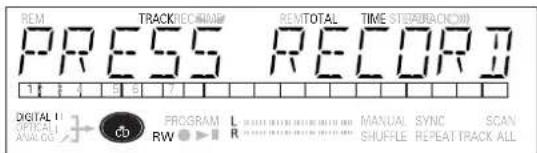 REM TRACK/ECOMM BENTOTAL TIME STEP/RAGND PRESS RECORD 1 2 3 4 5 6 7 8 9 10 11 12 13 14 15 16 17 18 19 20 DIGITAL II SPECIAL ANALOG PROGRAM L RW R MANUAL SYNC SCAN SHUFFLE REPEAT TRACK ALL
