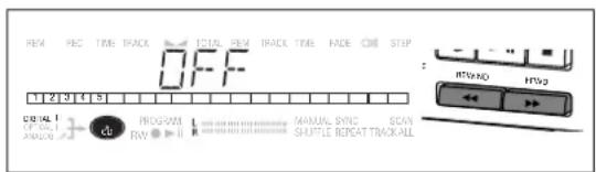REM REC TIME TRACK TOTAL REM TRACK TIME FADE CM STEP OFF 1 2 3 4 5 CONTROL I START/ADJ PROGRAM L RUN ▶ II TRAVEL SYNC SCAN SHUTLE REPEAT TRACK ALL MTW20 HTW2