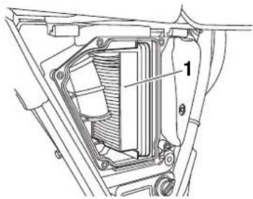 YAMAHA SR400 - Om het luchtfilterelement te vervangen - 2