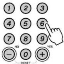 1 2 3 4 5 6 7 8 9 NO YES - 0 + RESET