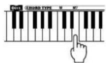 YAMAHA PSR-GX76 - Leer hoe u een bepaald akkoord kunt spelen - 5