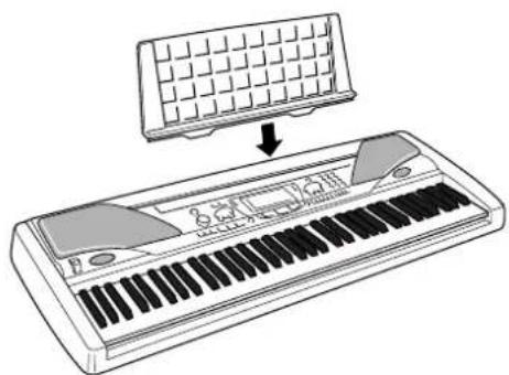 YAMAHA PSR-GX76 - Muziekstandaard - 1