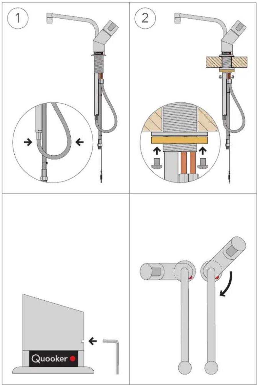 Quooker COMBI PLUS - Kraan monteren - 1