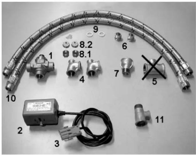 Junkers EBU 200-1 - Samenstelling van de sets EBU 80-1/120-1 en EBU 200-1 - 1