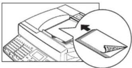TOSHIBA DP 120F - Documenten correct invoeren - 1