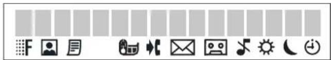 SAGEMCOM Phonefax 39 - Symbolen in het display (twee regels) - 1