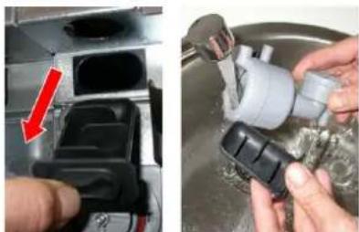 Coffema MX-5 - Mixer-unit handmatig reinigen (alleen bij machines met chocomodule) - 3