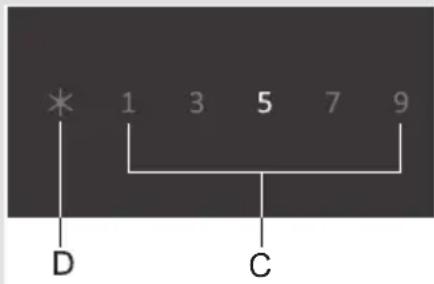 * 1 3 5 7 9 D C