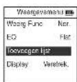 SHARP HR-MB3 - Afspelen van audiodata van weergavelijsten - 4