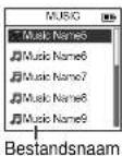 SHARP HR-MB3 - ■Afspelen van audiodata per map - 8