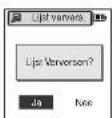 SHARP HR-MB3 - Gebruik de "LINKS" of "RECHTS" toets om "Ja" te kiezen. - 2