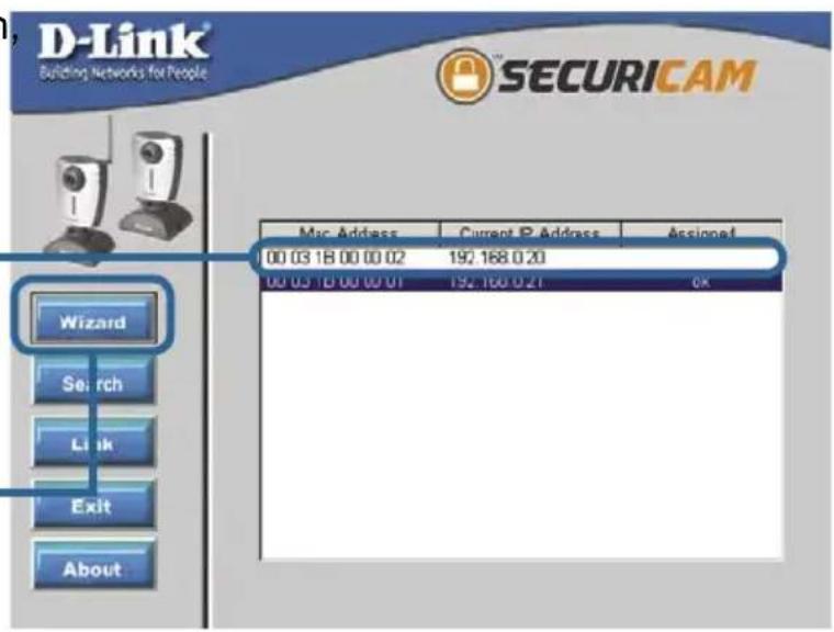 D-LINK DCS-950 - De camera configureren met de installatiewizard - 1