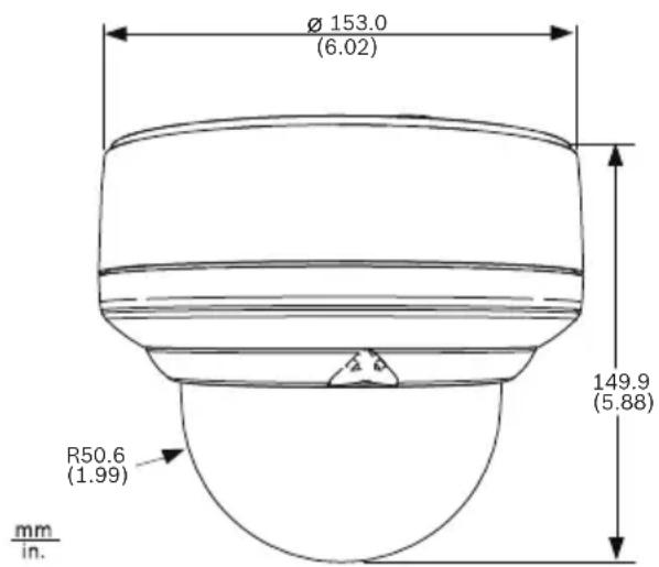 BOSCH AutoDome Easy II IP - Opbouwmontageset voorbereiden voor installatie binnenshuis - 1