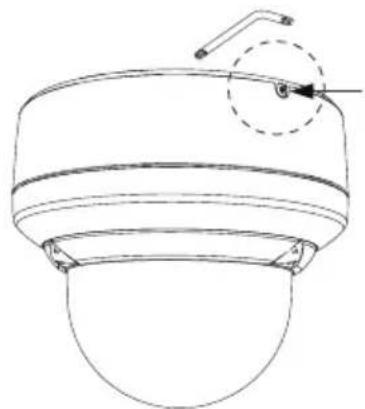 BOSCH AutoDome Easy II IP - Camera op montageplaat monteren - 1