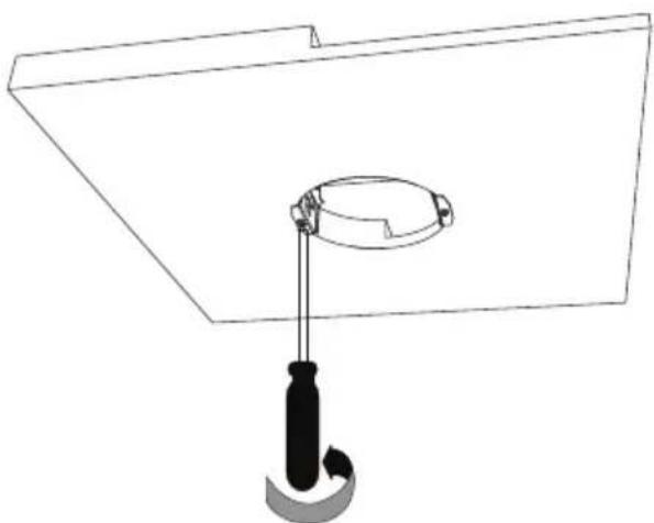 BOSCH AutoDome Easy II IP - Het plafond voorbereiden voor installatie - 6
