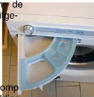 ASKO W6963 - Filter en afvoerpomp controleren Het wasmiddelbakje reinigen - 2
