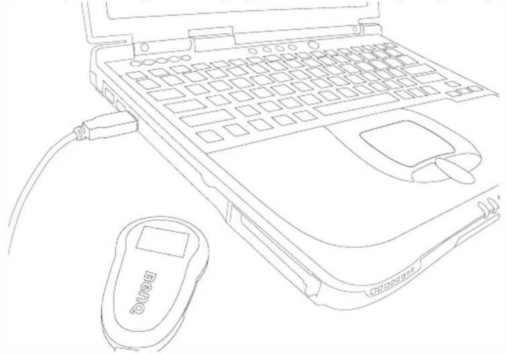 BENQ Joybee 110 - Hoofdtelefoon aansluiten - 3