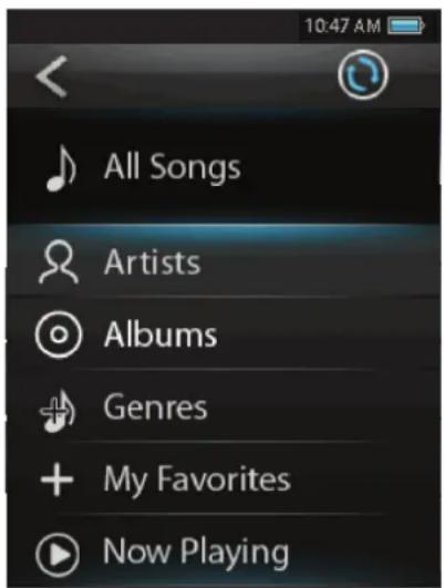 MPMAN TS302 PAK - Music Browser Controls - 1
