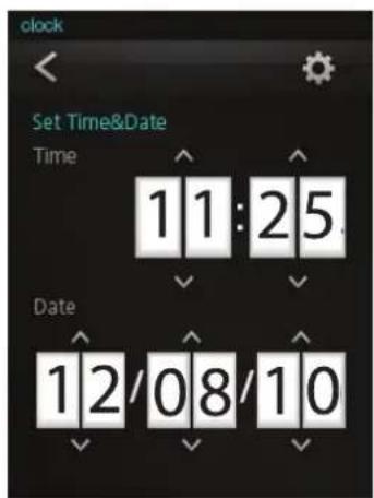 MPMAN TS302 PAK - Clock Setting Controls - 2