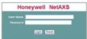 HONEYWELL NetAXS-123 - 6) Aanmelden bij het systeem - 2