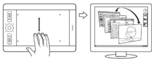 WACOM PTH650 - BEWEGINGEN MET VIER VINGERS - 7