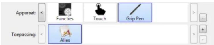 Apparaat: < Functies Touch Grip Pen Toepassing: < Alles