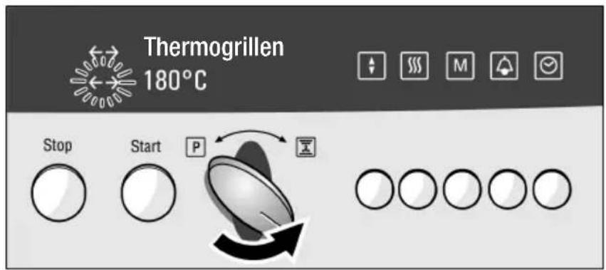 Thermogrillen 180°C Stop Start P