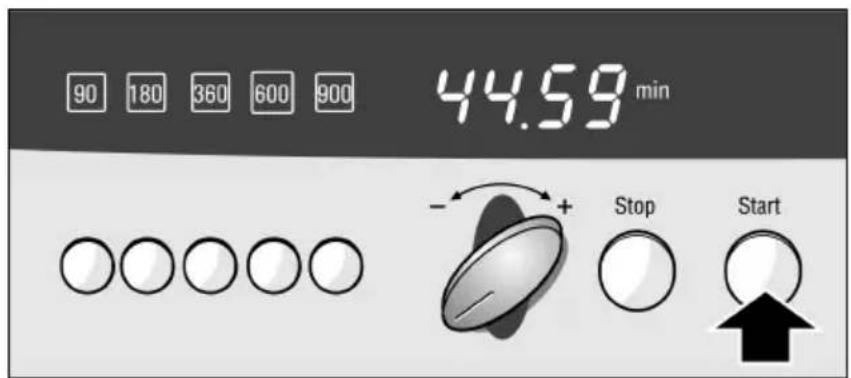 90 180 360 600 900 44.59 min - + Stop Start