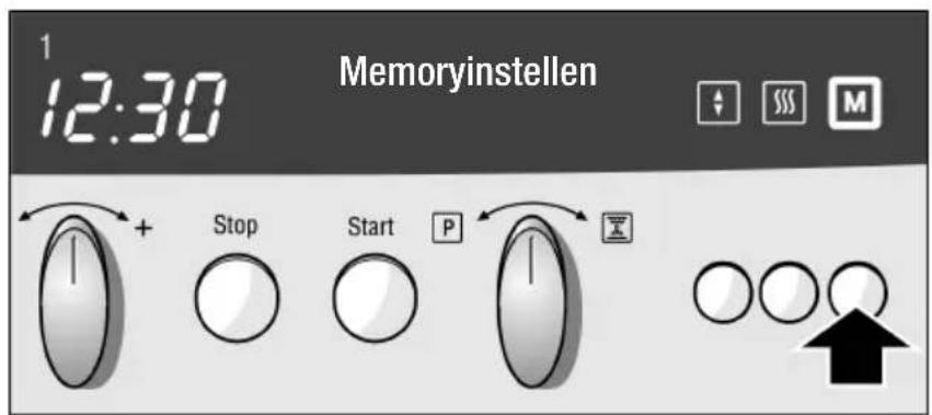 1 12:30 Memoryinstellen + Stop Start P