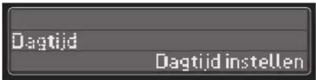 Dagtijd Dagtijd instellen