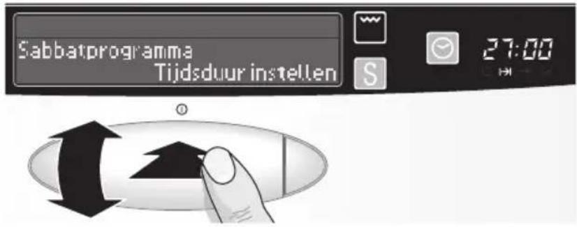 Sabbatprogramma Tijdsduur instellen 27:00