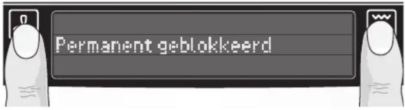 Permanent geblokkeerd