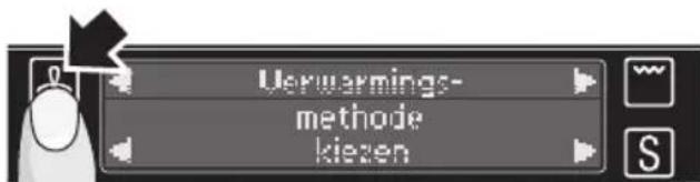 Uerwarmings- methode kiezen