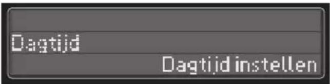 Dagtijd Dagtijd instellen