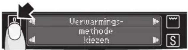 Verwarming- methode kiezen