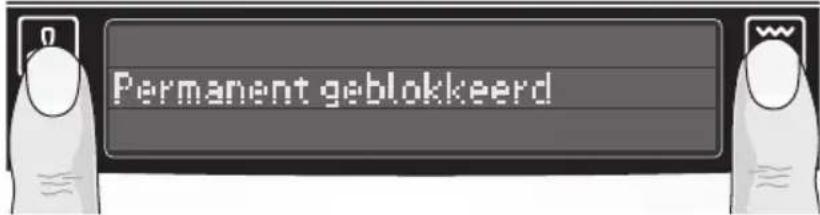 Permanent geblokkeerd
